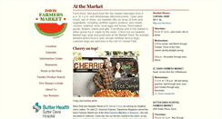 Desktop Screenshot of davisfarmersmarket.org
