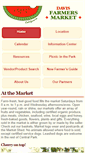 Mobile Screenshot of davisfarmersmarket.org